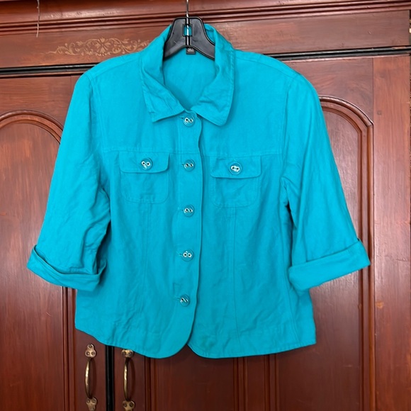 East 5th Jackets & Blazers - East 5th Button Down Double Pocket Placket Size LP